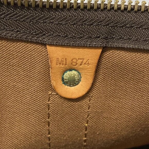Auth LOUIS VUITTON Keepall 55 M41424 Monogram - MI874 Boston Bag Monogram Canvas - Picture 15 of 15